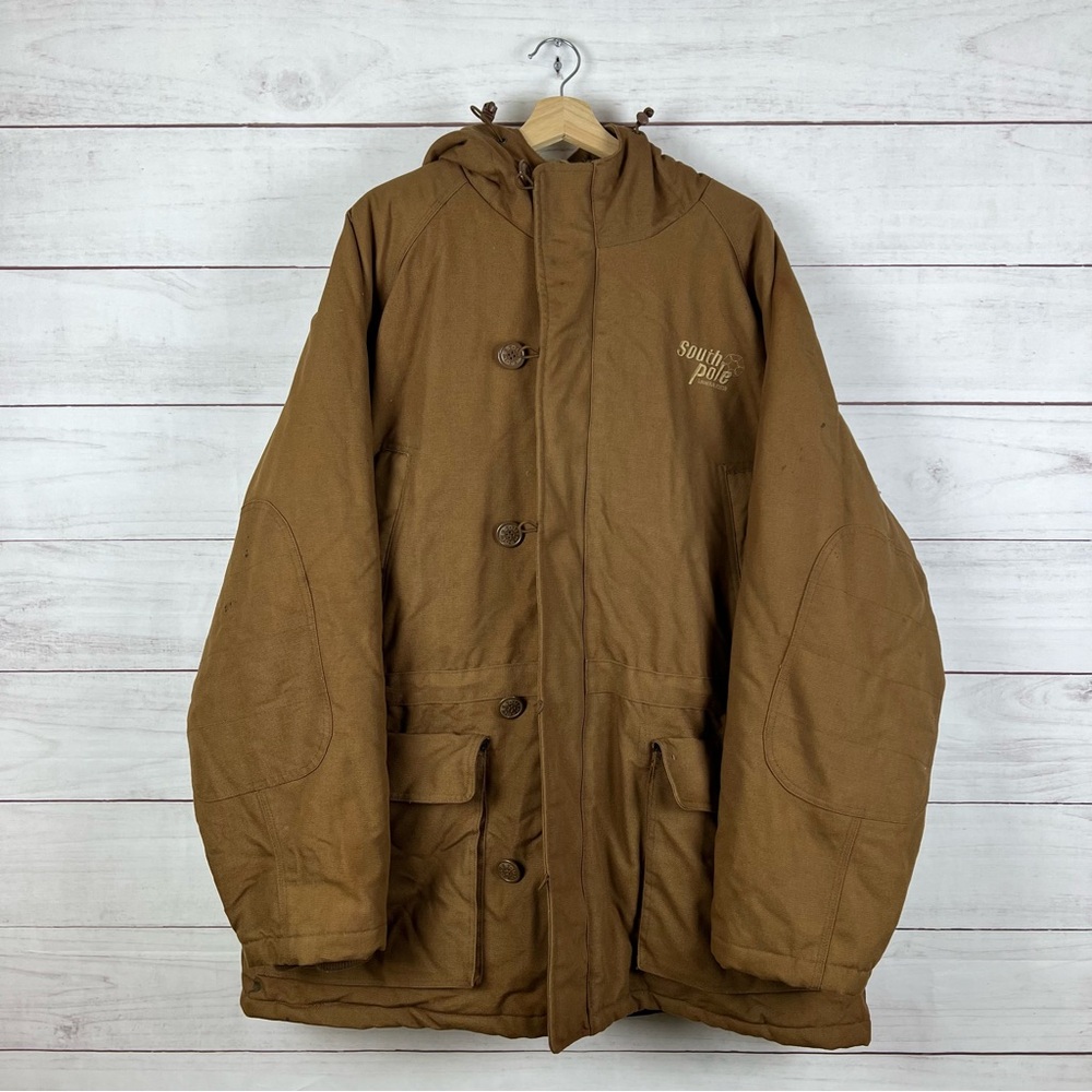 Vintage Y2K South Pole Parka Fur Hood Jacket XL